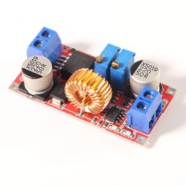 AITRIP 6pcs 5A XL4015 DC-DC Step Down Buck Converter Board 4-38V to 1.25-36V Adjustable Constant Current Voltage Power Supply Voltage Regulator Power Module