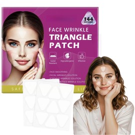 144PCS Anti-Wrinkle Forehead and Facial Patches,Facial Anti Wrinkle Patches for Fine Lines & Frown Lines,Forehead Wrinkle Patches,Face Tape for Wrinkles,Face Tapes for Lifting Sagging Skin