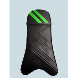 Hidden Comfort Camo Go Kart-Flat Track-Dirt Racing -Seat pad - Adult Size- fits Seats Medium-XL Best-Black/Lime Green Stripes