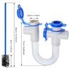 4Pack 3/4" Standard Condensate Trap with 19" Cleaning Brush PVC
