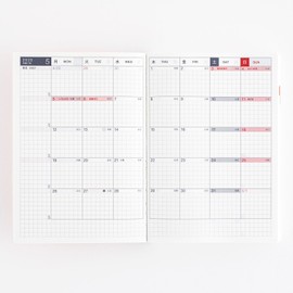 Almost Daily Notebook, 2025 Original (A6) One Piece, Japanese [A6/1 Page Per Day (Special Edition)/January/Monday]