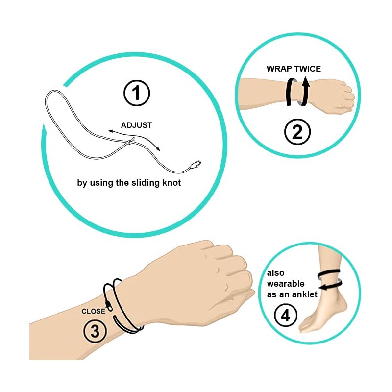 Made by Nami Thin Wrap Bracelet Men & Women with