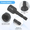 7-Piece Set Tap Adapter, 1/4 Hex Shank Tap, 6.35 x