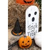 Mud Pie Ghost Wood Led Door Hanger