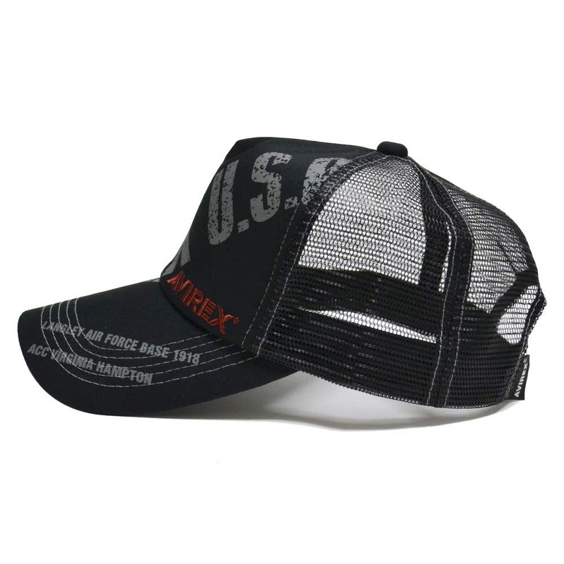 AVIREX Mesh Cap AX3900 English Letter Logo Hat Cap AVIREX,