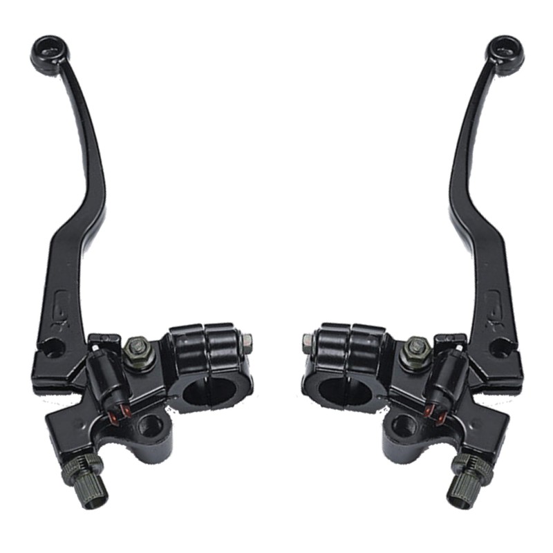 ROOOCYY Universal Motorcycle Handle Brake Clutch Lever Set 22.2mm 7/8"