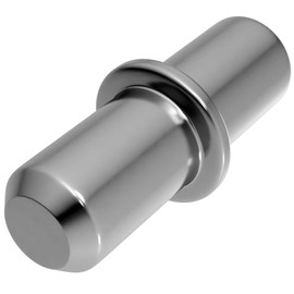 LouMaxx Shelf Support 5 mm Pack of 20 with Ring for Drilling - Shelf Holder - Shelf Support - Board Holder - Shelf Holder - Shelf Support 5 mm Made of Solid Steel, Nickel-Plated