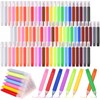 ZBHANSHUIS 72Pcs Suncatcher Paint Pens 10mL Premium Extra Fine Point