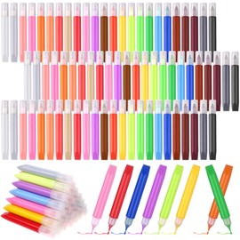 ZBHANSHUIS 72Pcs Suncatcher Paint Pens 10mL Premium Extra Fine Point Acrylic Paint Marker Pens DIY Stained Glass Window Art Paint Pen Stained Glass Paint Suncatcher Paint