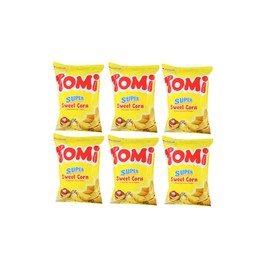 Tomi Flavored Corn Chips (Super Sweet Corn, 6 Pack of 110g)
