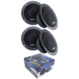P Acoustik 4X Sealed Back 4" 1200W Mid Range Car Audio Speaker XPS-104