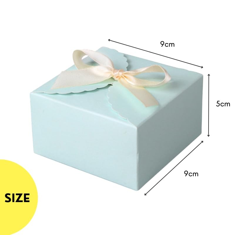 NYANDELMO Gift Box Wrapping Box with Ribbon Candy Box 3.5