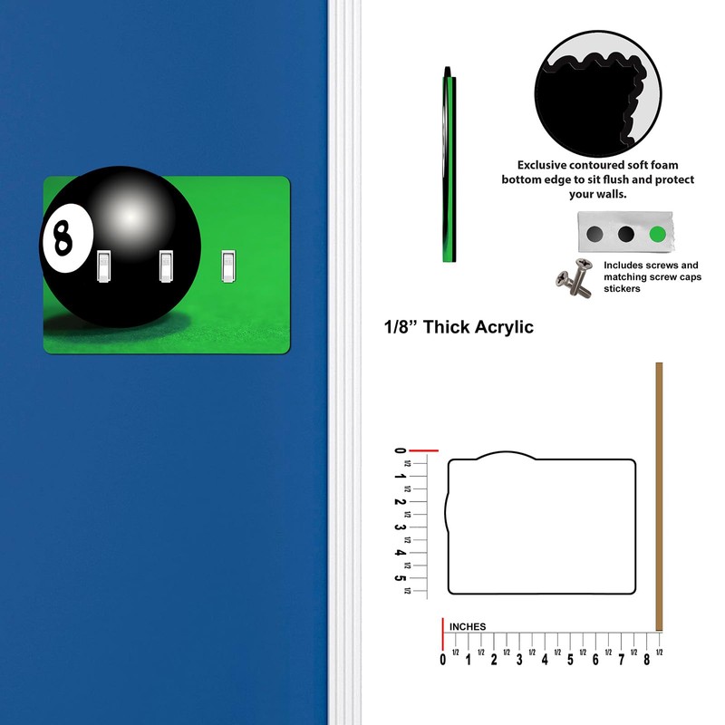 Off The Wall Plates - 8 Ball Pool Billiards Classic