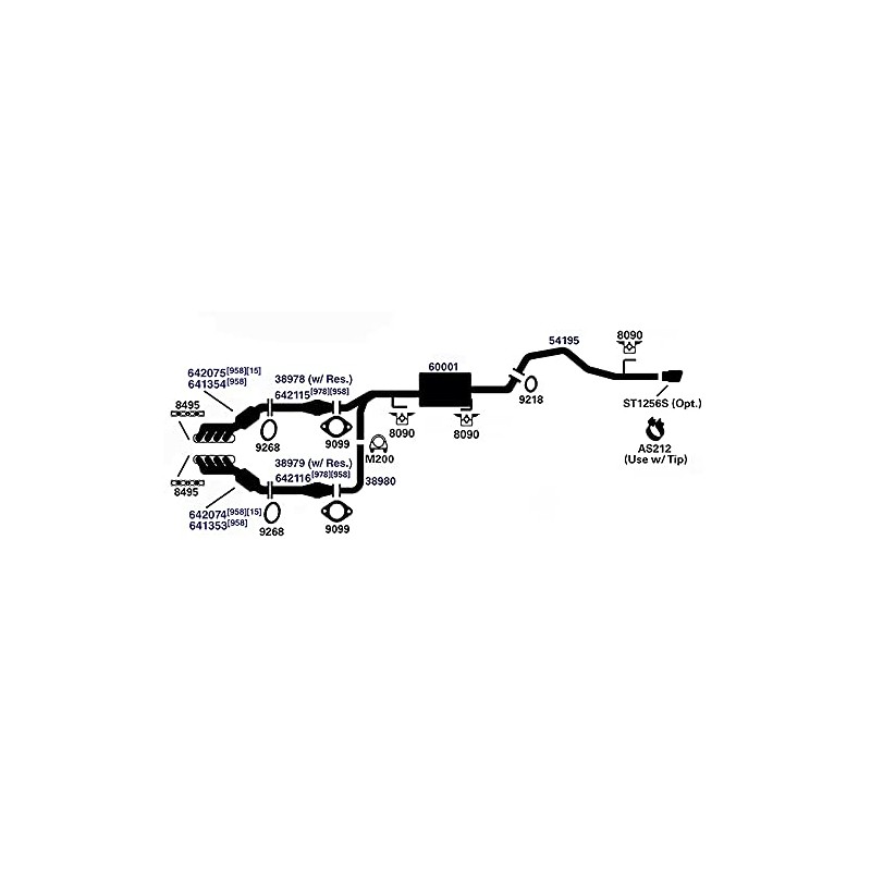 AP Exhaust Products AP Exhaust ST1256S Exhaust Tip