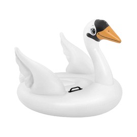 Intex 57557 Island Inflatable Swan 130 x 102 x 99 cm, Multicoloured, 3.Pequeño