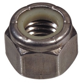 Hillman 4354 10-32 Stainless Steel Stop Nut (Nylon Insert) (15-Pack)