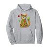 Meet the Fruit Loops Cat: Colourful and Cute Pullover Hoodie,