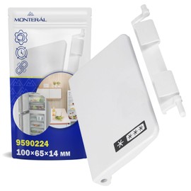 MONTERAL Kühlschrank Griff mit der Größe von 100 x 65 x 14 mm mit Originalcode 9590224 passend für Liebherr - Garantie 10 Jahre