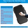 Olipiter Newest Travel Combination Lock Box, Portable Safe Lock Box