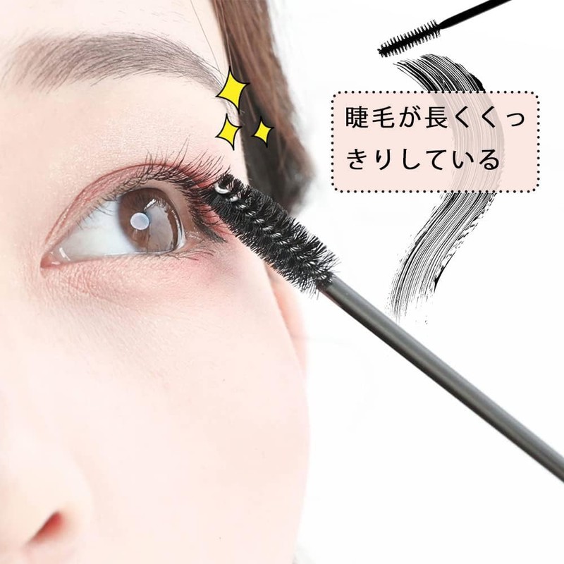 100pcs Disposable Eyelash Brushes Eyebrow Brushes Screw Brushes for Eye