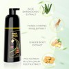 KAISASA Champú para teñir el cabello negro 3 en 1