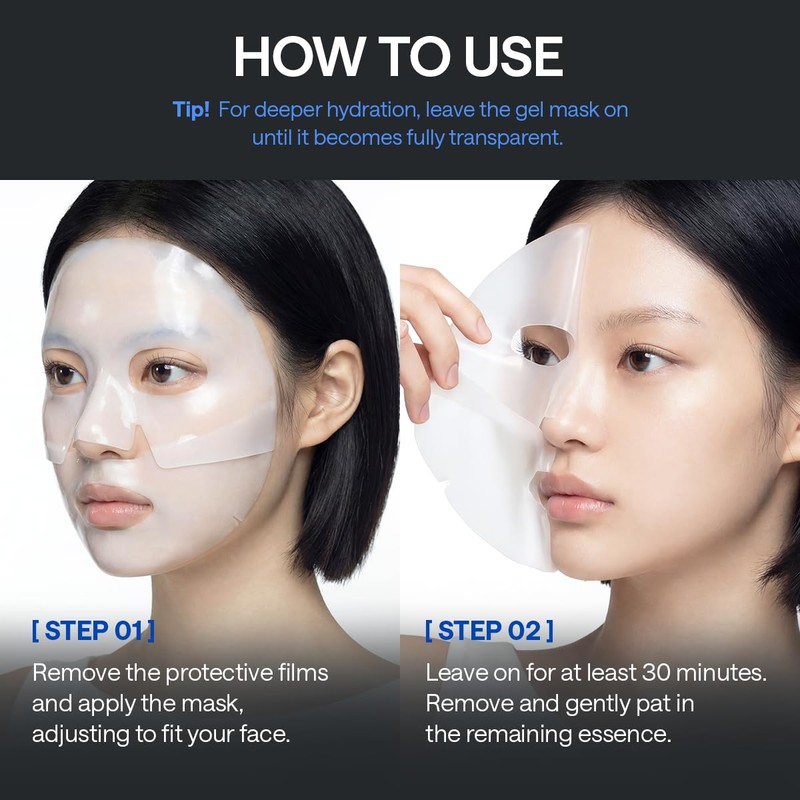 MEDIHEAL Hyper Hyaluronate Mask 10pcs | Hydrogel Overnight Face Mask