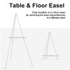 Falling in Art 65" A-Frame Tripod Easel Stand, Wooden Display