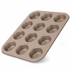 Ihanini Non Stick Ceramic Coated Muffin Pan 12 Cups Professional