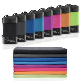 Your Choice Quick Dry Towel - Super Absorbent Microfiber for Gym, Travel, Camping | Ultra Compact & Lightweight(XXL/Rose Red)