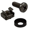 ConnectingU M6 16mm Cage Nuts, Screws and Washers for 10"