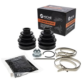 NICHE Front CV Axle Boot Kit For Honda Foreman Rubicon 500 Rincon 650 680 Rancher 420 44230-HN8-A41 44240-HP5-601 ATV