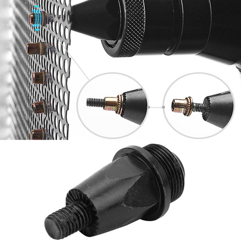Air Riveter Rivet Nut Gun Head Hard Alloy Pneumatic Pull