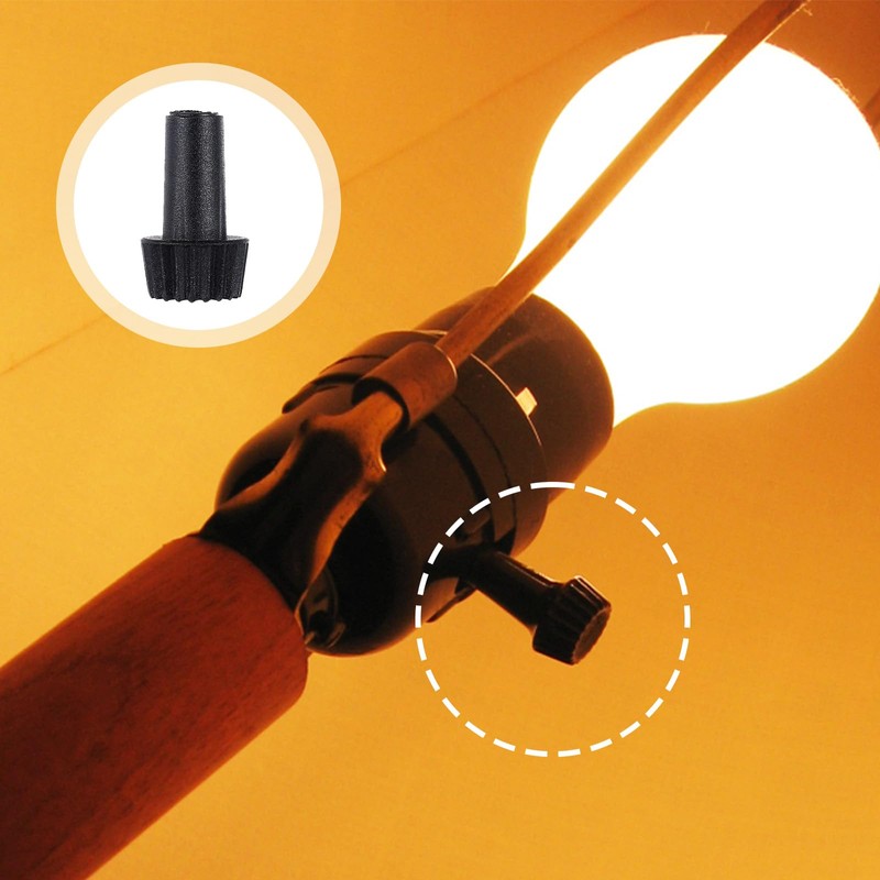 12 pcs Lamp Turn Switch Knobs, On/Off Replacement Light Lamp