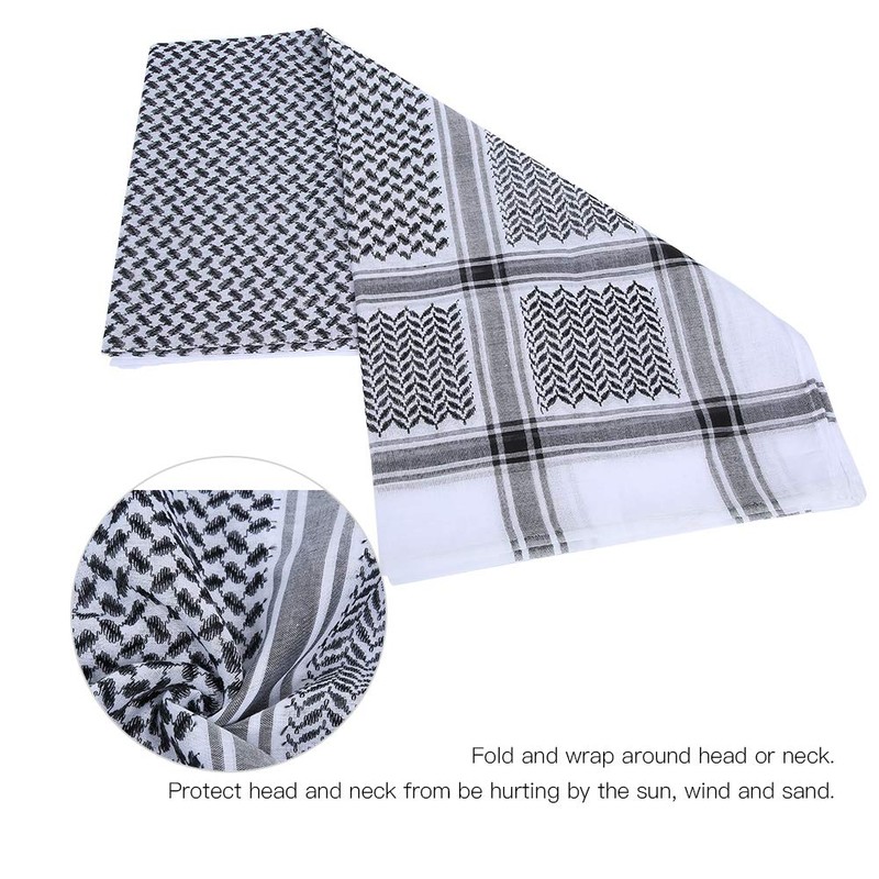 Garosa Arab Muslim Scarf Wrap/Aqel Rope Keffiyeh Kafiya Wrap Headwear