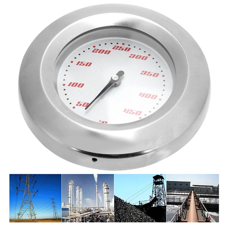 TS-BX57 Bimetallic Thermometer 50-450℃ Pointer Temperature Meter for Barbecue Grill