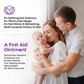 WholeNest Postpartum Essentials - Honey Lavender Magic Perineal Liquid Balm for Postpartum Care, C-Section Recovery, All-Natural Honey & Lavender, Soft Smooth Soothing Texture for Cuts, Scrapes, Burns