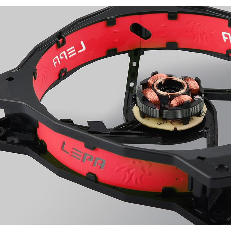 LEPA Chopper ADV fan 12 cm Red