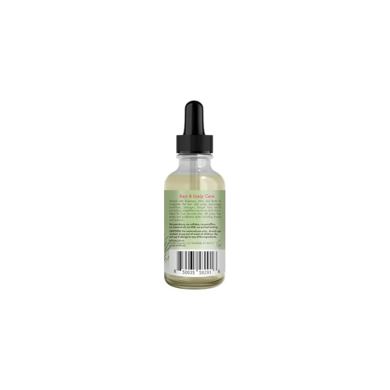 Mielle Aceite Fortalecedor Suave para Cuero Cabelludo y Cabello, Romero