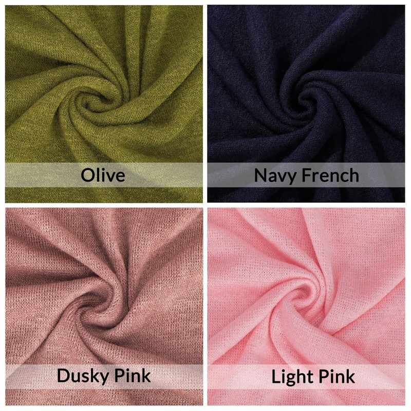 Neotrims Soft Jersey, Knit Purl Brushed Fabric, 26 Colors Baby