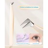 Pack of 2 Eyelash Tweezers for Eyelash Extension, Professional Precision