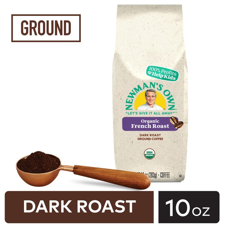 Newman's Own Organics Newman's French Roast, Ground Coffee, Fair Trade