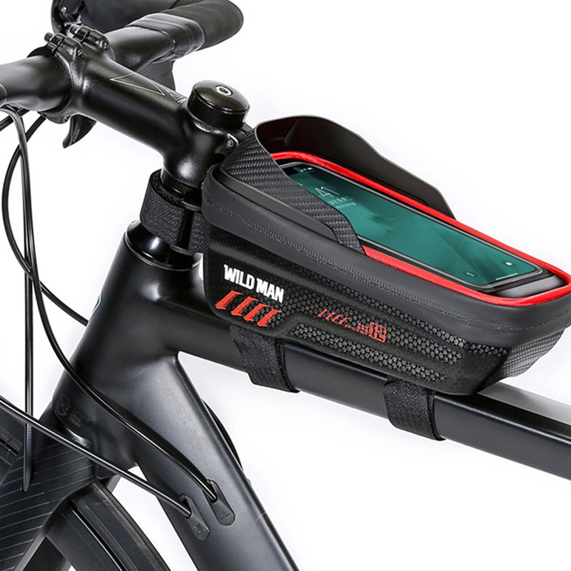 Bike Phone Bag Waterproof Top Tube Bag Bicycle Touchscreen Phone