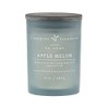 DW Home Charming Farmhouse Apple Melon Single Wood Wick Candle