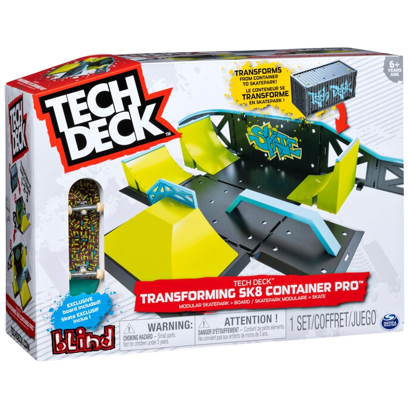 Tech Deck, Transforming SK8 Container Pro Modular Skatepark with Exclusive
