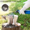 New Bee Hive Smoker Stainless Steel w/Heat Shield Beekeeping Equipment
