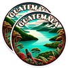 Guatemala Magnet 4 inch 2 Pack Vinyl for Souvenir Gift
