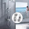 360 Degree Adjustable Angled Bent Foot, Shower Fitting Adapter Adjustable