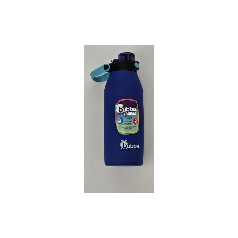 bubba 40-oz Stainless Steel Vacuum-Insulated Push-Button Straw Cobalt