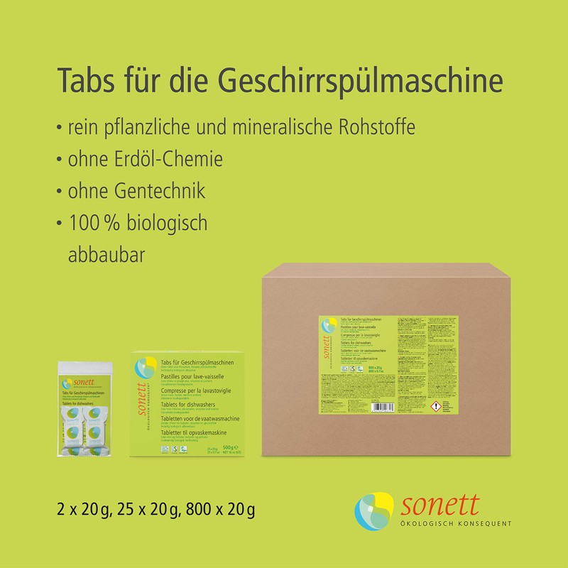Sonett dishwasher tablets