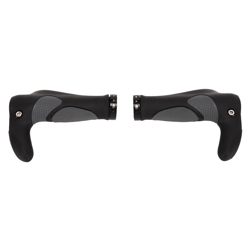 2Pcs Bike Handlebar Grips TPR Rubber Ergonomic Slip Prevention Replacement